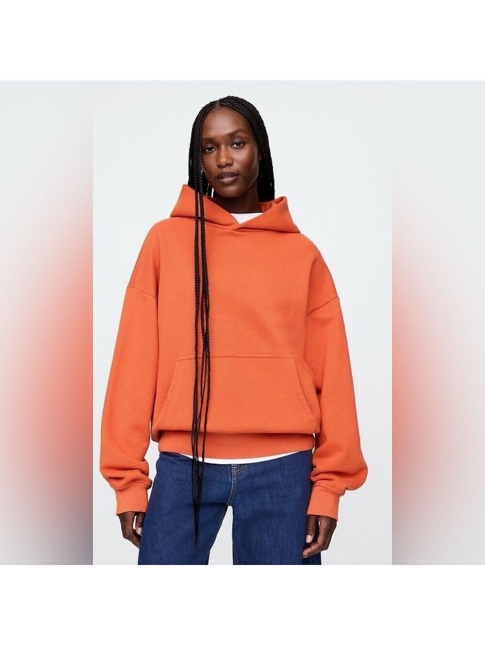 Gap Extra Heavyweight Hoodie That Hoodies Sweatshirt NWT XS Unisex Orange